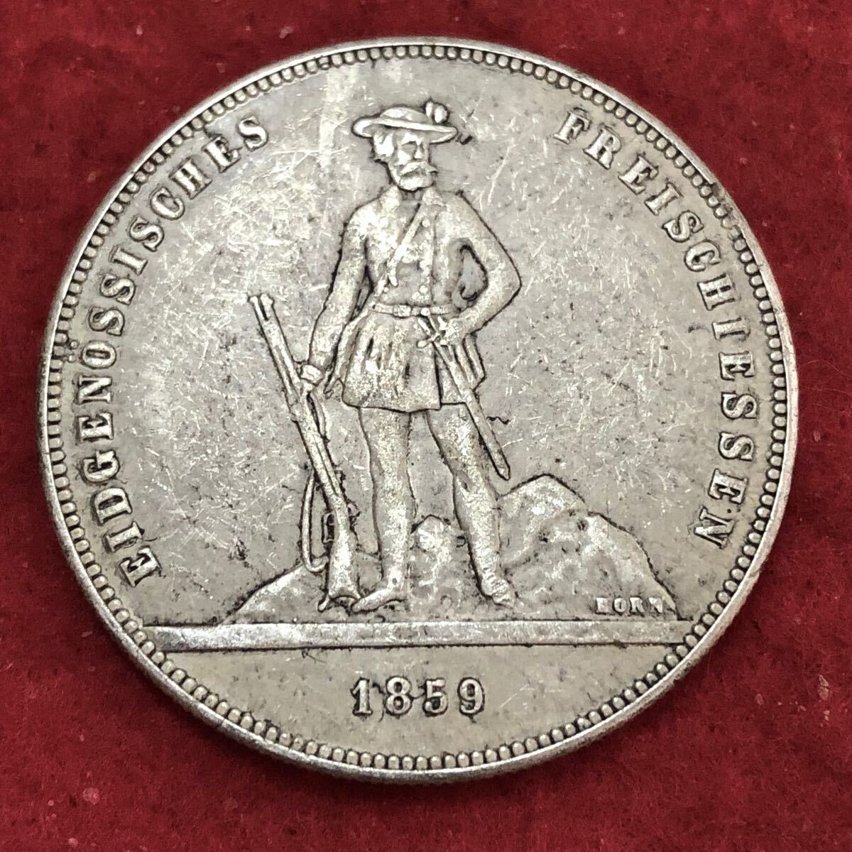 Yahoo!オークション -「スイス 銀貨 5フラン」(硬貨) (貨幣)の Yahoo!オークション -「スイス 銀貨 5フラン」(硬貨) (貨幣)の