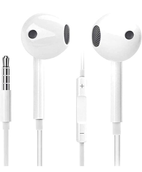 イヤホン 有線 アイフォン ヘッドホン リモコン付き コンパクトHIFI音質 重低音 ノイズキャンセリング マイク付き 通話可能