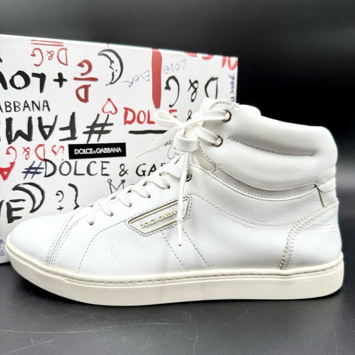 【Dolce & Gabbana】ロゴ ヴィンテージ ハイカット スニーカー Yahoo!オークション -「dolce gabbana スニーカー」(26.0cm