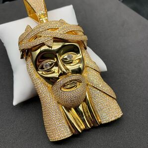 超超特大BIGサイズ!超高品質!ジーザス キリスト ブリンブリン ネックレス
