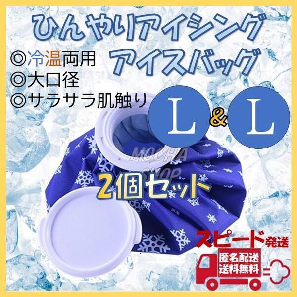 アイスバッグ Lサイズ 2個 氷のう 氷嚢 アイシング ゴルフ 熱中症 冷却