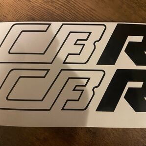 CBR400F アンダーカウル ステッカー 2枚セット 黒 ブラック
