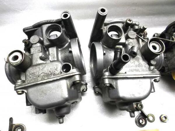 ★ゼファー400x★二次エアートラブル★☆純正キャブレター用★スロットルバルブ軸用★☆【フェルト】2個入り★送料無料★