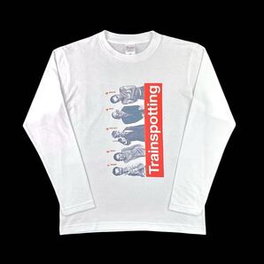 新品 トレインスポッティング ユアンマクレガー 80年代 ドラッグ サブ カルチャー 映画 ポスター ロンT 長袖Tシャツ オーバーサイズ XL(LL)