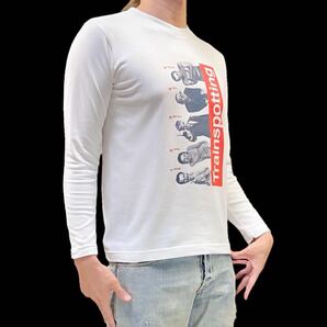 新品 トレインスポッティング ユアンマクレガー 80年代 ドラッグ サブ カルチャー 映画 ポスター ロンT 長袖Tシャツ ユニセックス Lサイズ