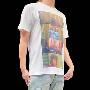 新品 ビッグプリント シャイニング ダニー グレイディ 斧 惨殺 幽霊 双子 少女 キューブリック ホラー映画 Tシャツ ユニセックス Lサイズ