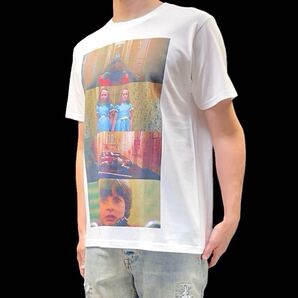 新品 ビッグプリント シャイニング ダニー グレイディ 斧 惨殺 幽霊 双子 少女 キューブリック ホラー映画 Tシャツ ユニセックス Sサイズ