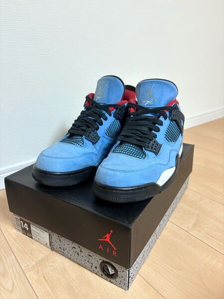 Nike×Travis Scott ナイキ×トラヴィススコット AIR JORDAN4 RETRO エアジョーダン4レトロ 308497-406 US14/JP32cm 美USED