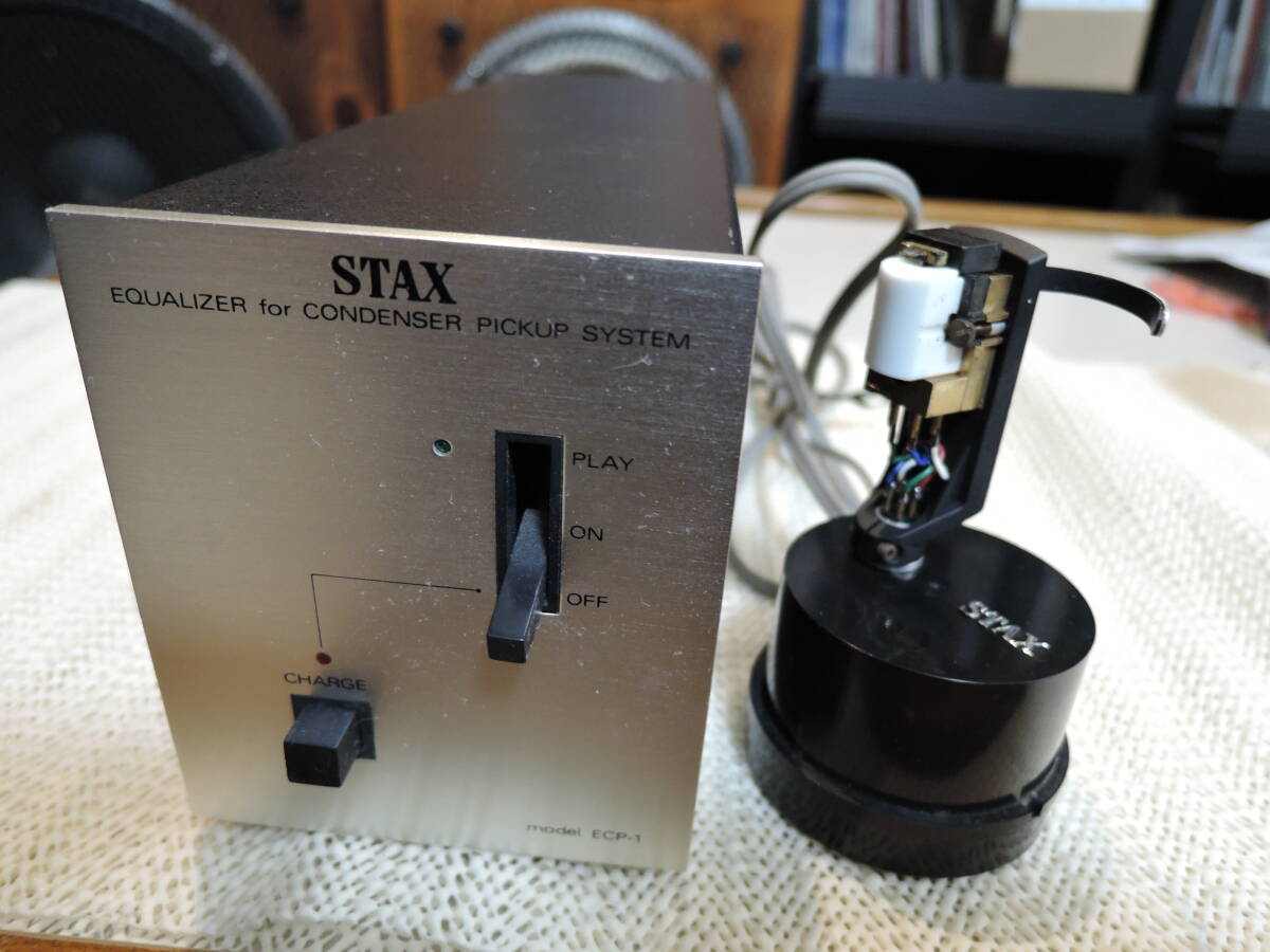 デノン MCカートリッジ DL-103 シェルSTAX HS-7 音質良好美品 デノン MCカートリッジ DL-103 シェルSTAX HS-7 音質良好美品