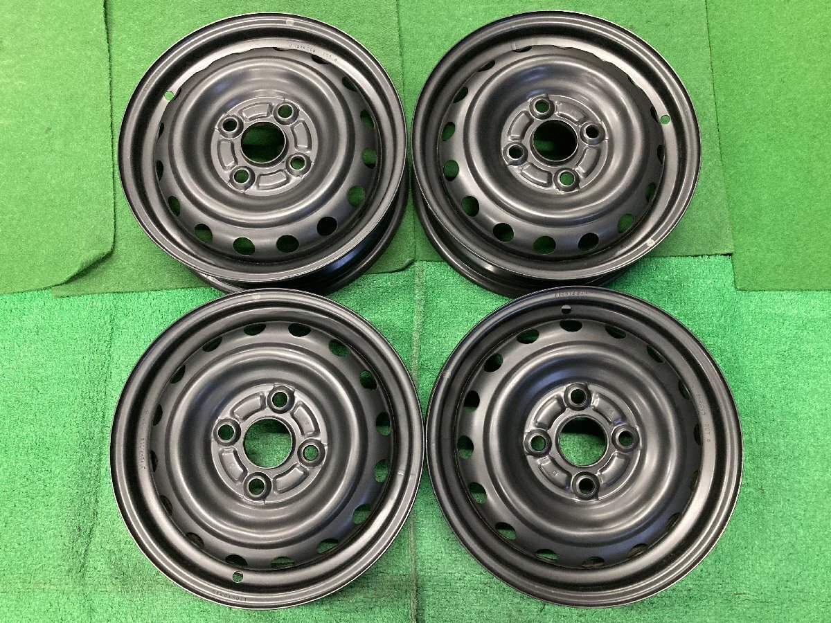 激安 中古 4本セット】 ダイハツ ミライース 純正 スチール
