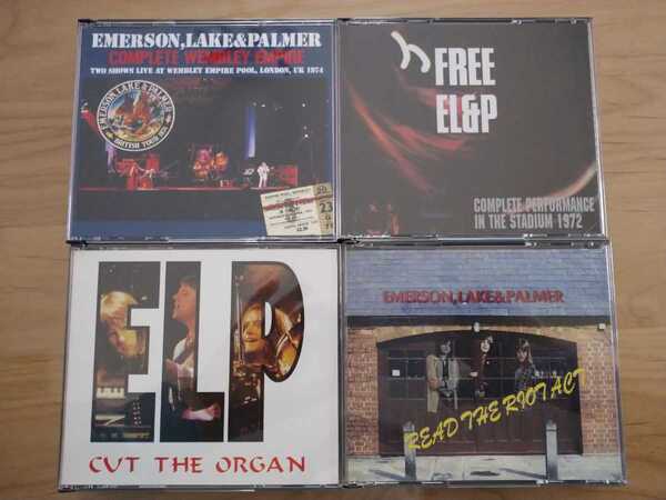 ★Emerson, Lake & Palmer ELP EL&P★Complete Wembley Empire 1974★READ THE RIOT ACT 1972 etc★中古品★中古CD店購入品