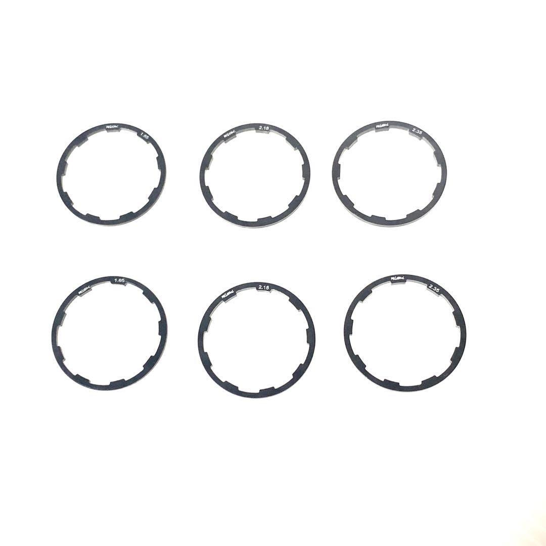 6枚セット 3種スペーサー リアスプロケット 1.85 2.18 2.35mm