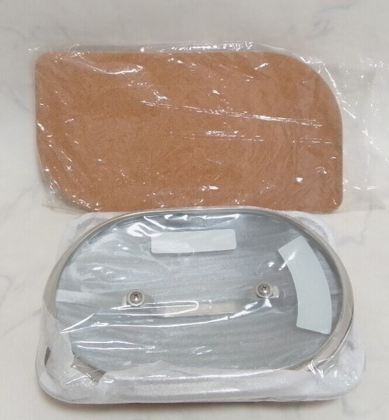 未使用 アサヒ軽金属 スペースパン コルク鍋敷き付 ブラウン グリルパン #エ
