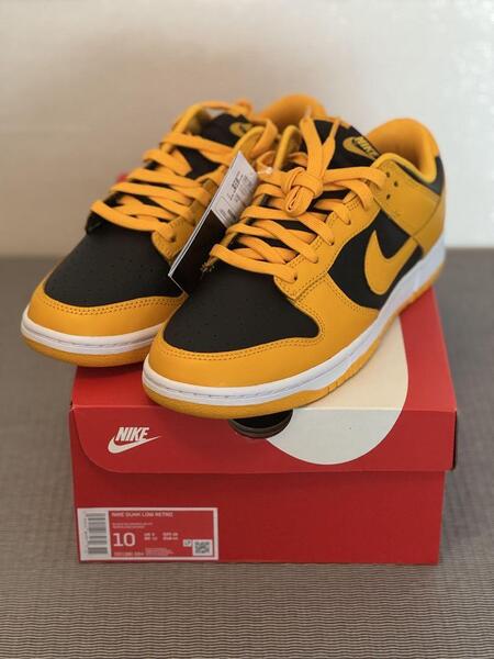 【新品未使用】NIKE DUNK LOW RETRO ナイキ ダンク ロー レトロ イエロー/ブラック 10