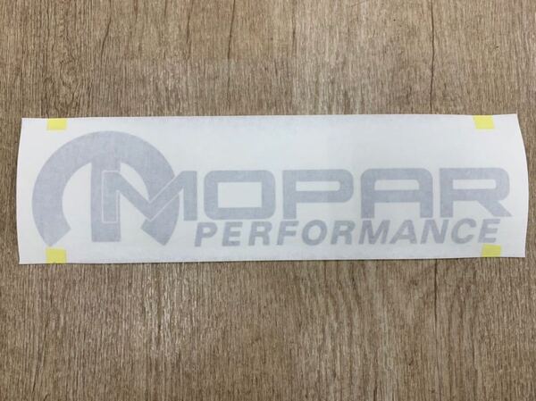 ステッカー MOPAR カッティング シルバー dodge jeep chrysler モパー ダッジ ジープ クライスラー アメ車