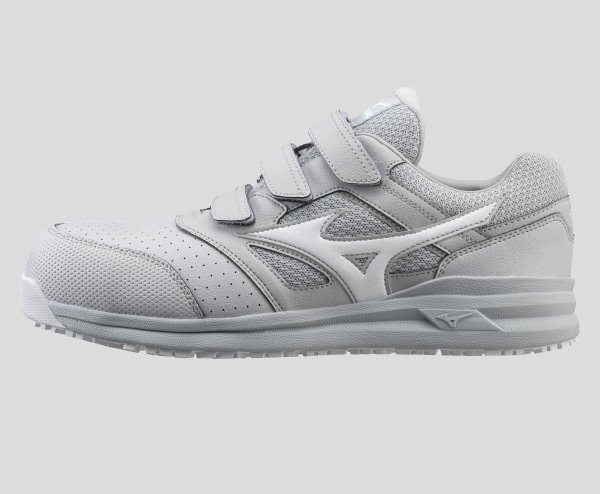Mizuno 安全靴　オールマイティーLS 27.0 ホワイト/グレー新品未使用 ミズノ 安全靴 F1GA220205 27.0cm グレー×ホワイト オール