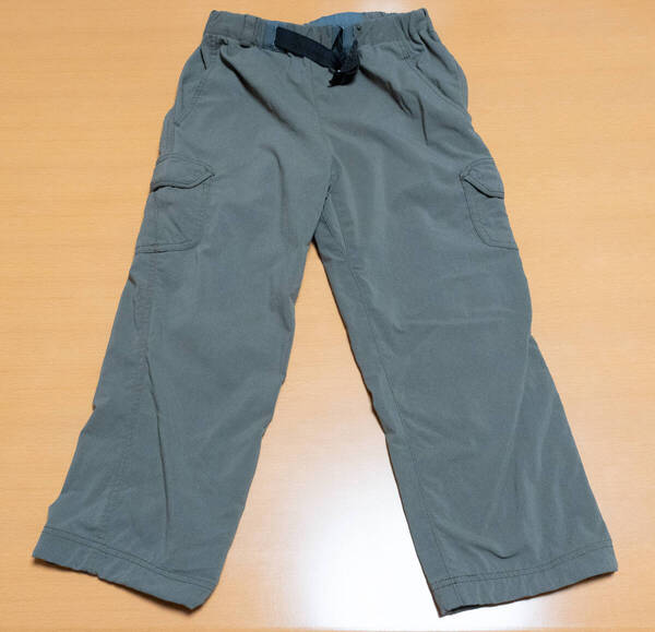 モンベル カーゴパンツ キッズ 110サイズ カーキ