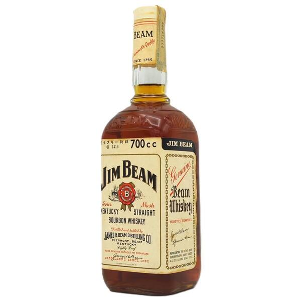 【全国送料無料】特級 JIM BEAM KENTUCKY STRAIGHT BOURBON WHISKEY Six Generations of Distillers 40度 700ml【ジムビーム】