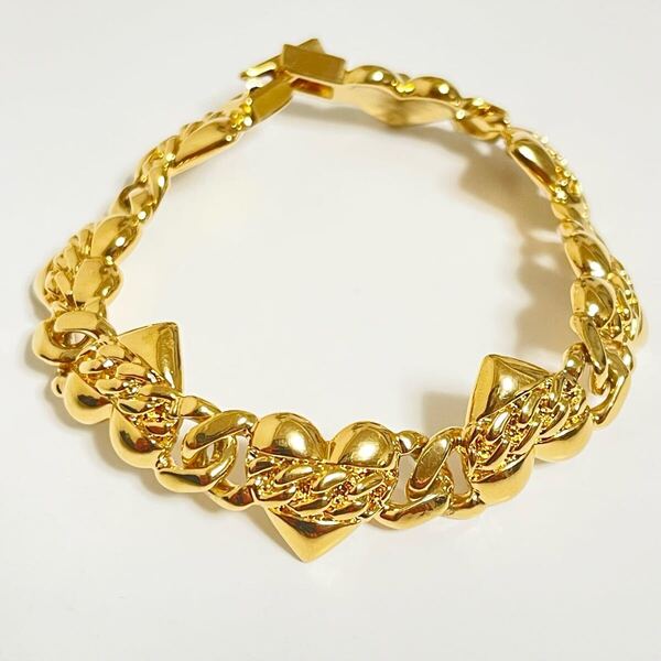 NINA RICCI ニナリッチ ハート ブレスレット ゴールド 美品