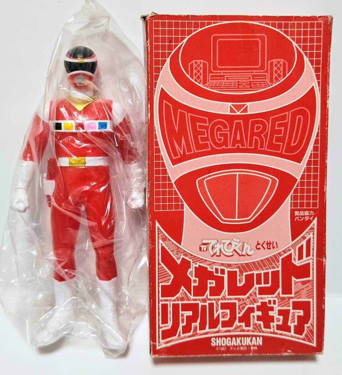 電磁戦隊メガレンジャー メガレッド ソフビ - メルカリ