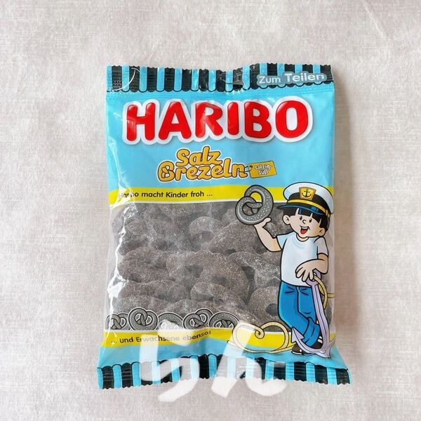 HARIBO【日本未販売】salz brezeln 175gリコリスプレッツェル ハリボーグミ
