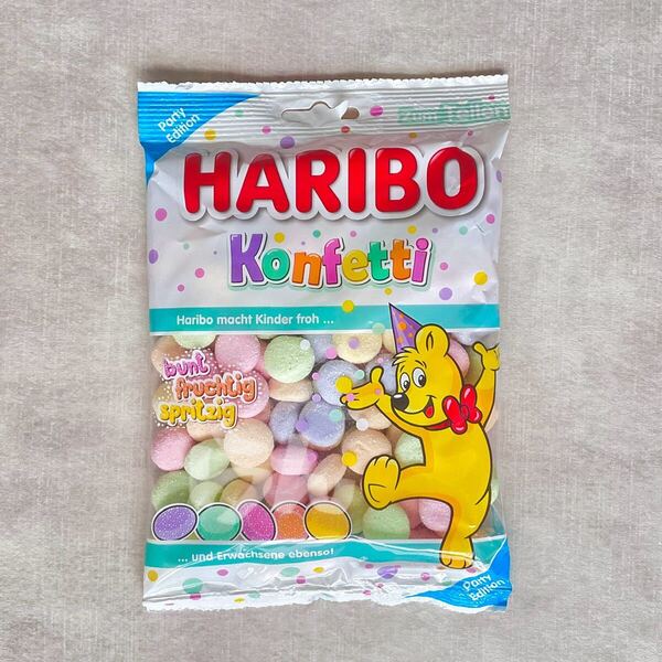 HARIBO【日本未販売】konfetti 160g ハリボー ソフトキャンディ ハリボーグミ