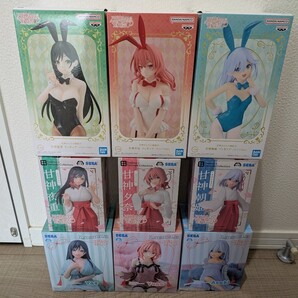 甘神さんちの縁結び フィギュア セット 天神夕奈 甘神夜重 甘神朝姫 バニーver. Desktop×Decorate Collections Yumemirize