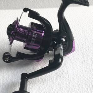 Rooblinosスピニングリール4000☆送料無料☆新品未使用☆パープルブラック☆左右ハンドル変更可能☆238グラム☆