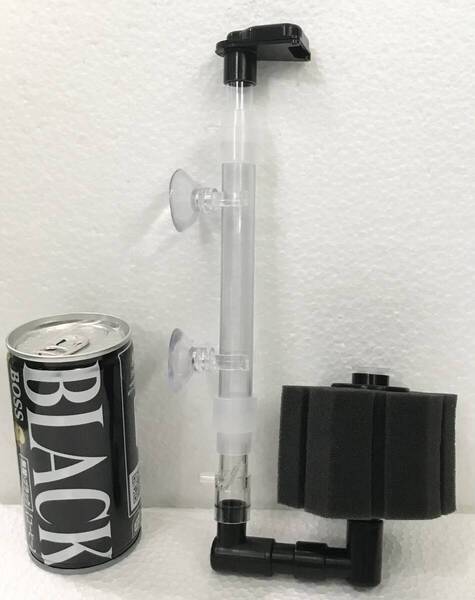 スポンジフィルター エフ バイオスS-Q-S(金魚 メダカ 熱帯魚 稚魚 ビーシュリンプ エビ ディスカス)キスゴム固定式 新品未使用 送料無料