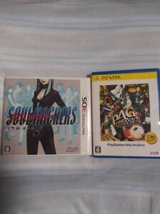 3DS デビルサマナー ソウルハッカーズ & PS VITA ペルソナ4 ザ・ゴールデン P4G 2本セット