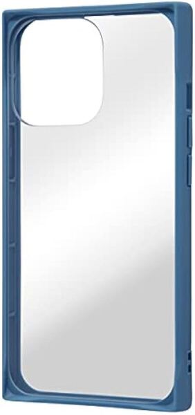 e-656 RT-P32SQ1/CNM(クリア/ネイビー) iPhone 13 Pro用 耐衝撃ハイブリッド