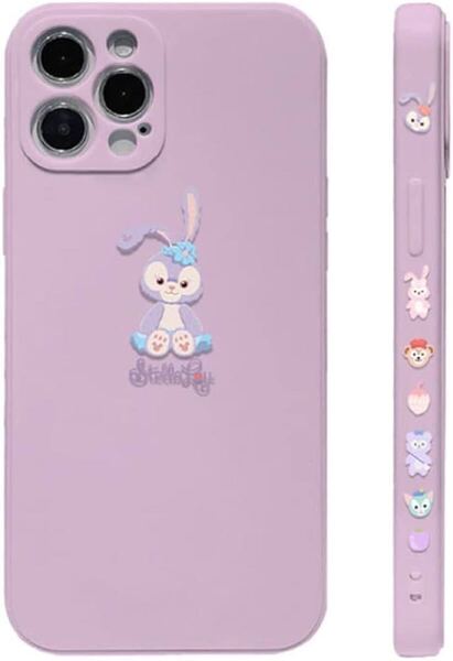 e-699 iPhone13側面横絵柄付き ステラルー キャラクター スマホケース 携帯カバー 携帯保護 ディズニー ダッフィー アイフォンケース