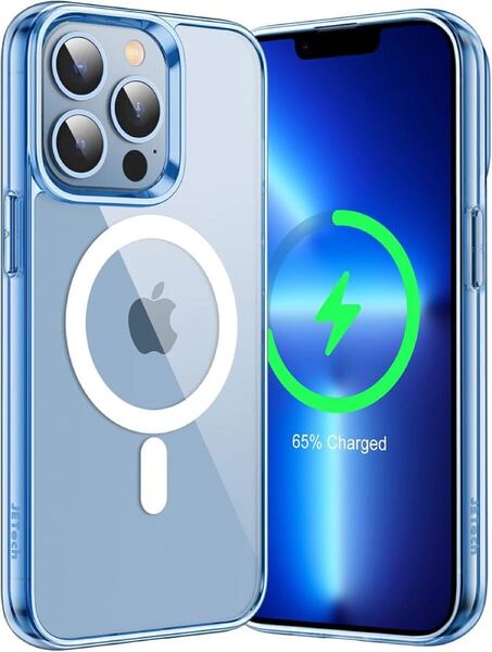 e-678 JEDirect iPhone 13 Pro マグネット ケース(6.1インチ用) MagSafe ワイヤレス充電対応 衝撃吸収 バンパーカバー 傷つけ防止