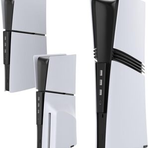 EGGSLINER GAMES USBハブ 4ポート拡張 PS5一体型デザイン キーボード マウス ヘッドセット接続に最適 省スペース (PS5Pro / PS5Slim 対応)