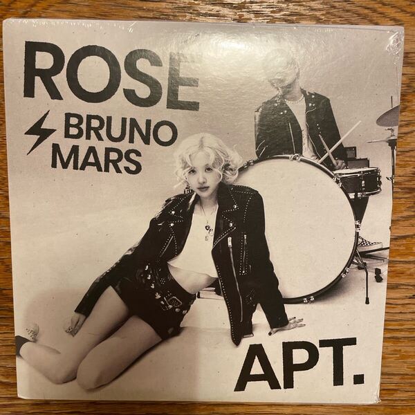 ROSE BRUNO MARS APT. ロゼ ブルーノマーズ レコード 白 LP