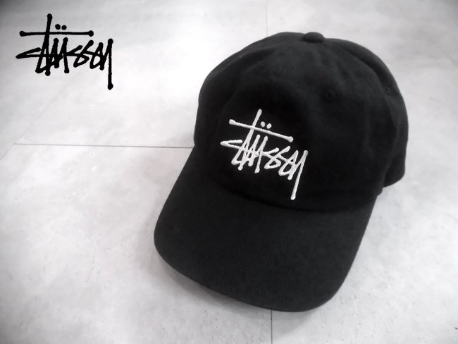 STUSSY NIKE CAP キャップ 黒 ブラック ショーンロゴ