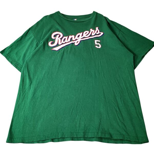テキサス・レンジャーズ MLB イアン・キンズラー メジャーリーグ チームロゴTシャツ チームTシャツ XL グリーン緑