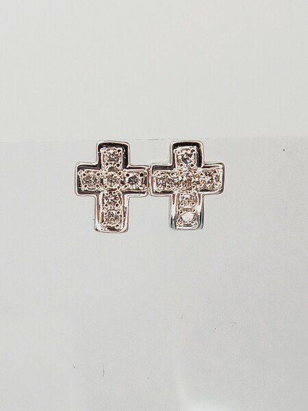 ☆K18wg★天然ダイヤ0.24ct☆ピアス★35