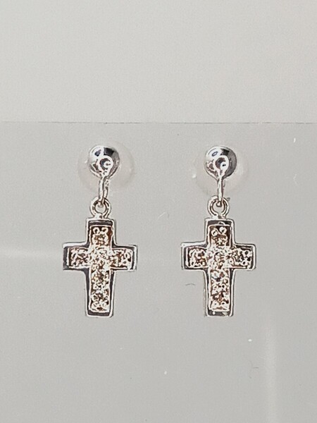☆K18wg★天然ダイヤ0.18ct☆ピアス★81