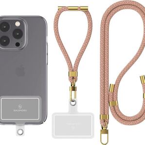 スマホストラップ スマホショルダー 2本 カラフル ショルダー 紛失防止