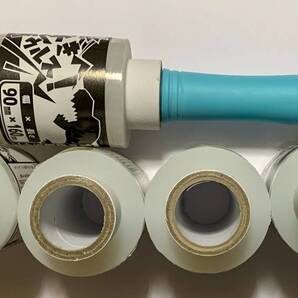 【送料無料】未使用品 ハンディラップ 90mm x 160m 交換用ラッピングフィルム4個付き まとめ売り