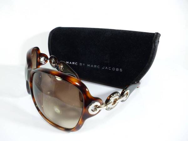 超美品★MARC BY MARC JACOBS/マーク バイ マーク ジェイコブス★MARC BY MARC JACOBSロゴ★サングラス★保存ケース付き