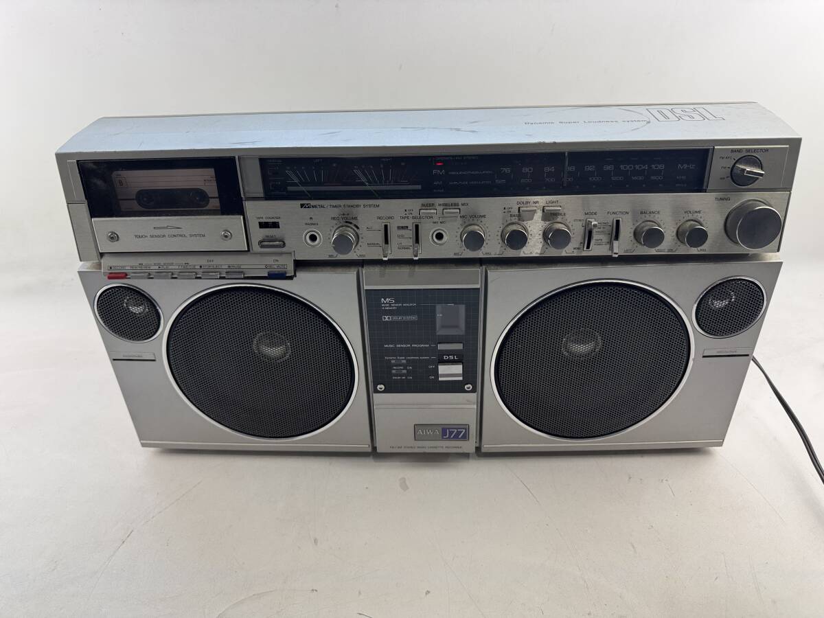 Yahoo!オークション -「aiwa ラジカセ j77」(オーディオ機器) の