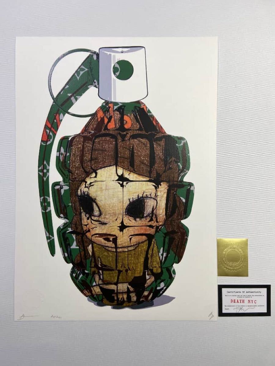 Yahoo!オークション -「death nyc 世界限定100枚 アートポスター Yahoo!オークション -「death nyc 世界限定100枚 アートポスター