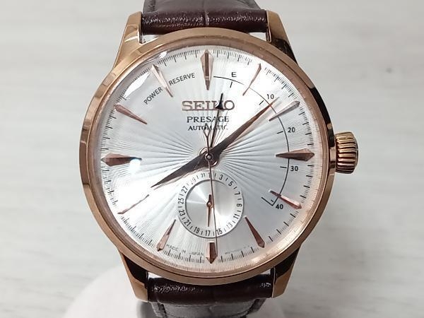 SEIKO(セイコー) / 自動巻腕時計/アナログ/レザー/GLD/BRW/4R57