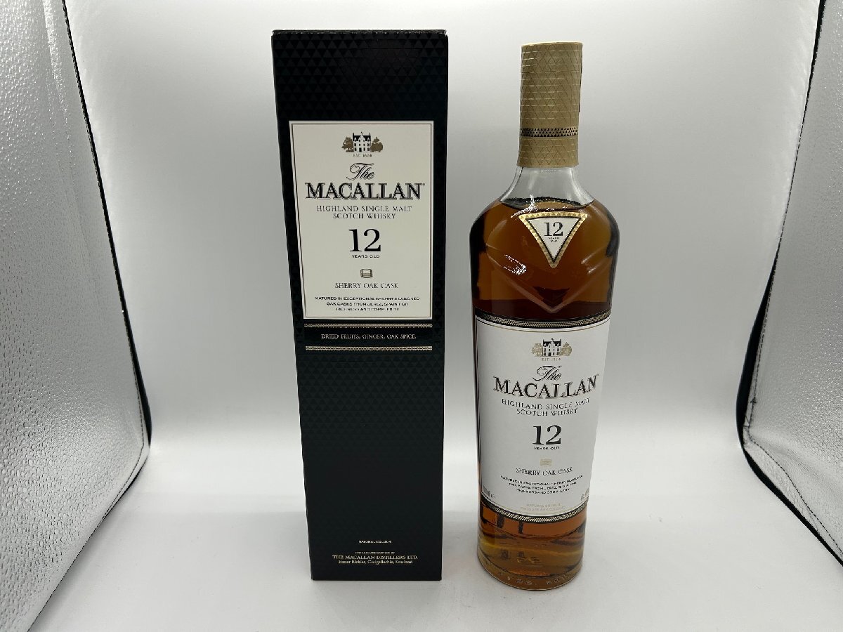 Amazon.co.jp: ザ マッカラン 12年 シェリーオーク 40度 700ml