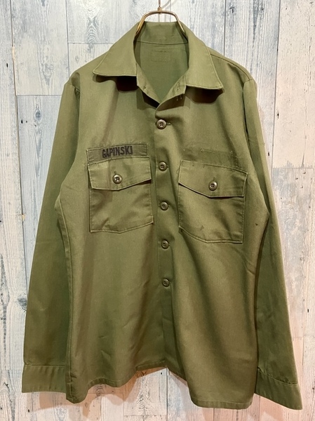 USAビンテージ ミリタリー ユーティリティシャツ 米軍 70s 80s