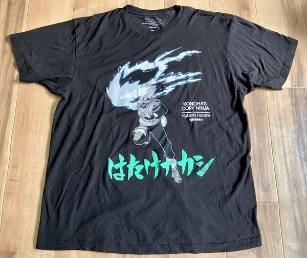 USA 海外企画 NARUTO ナルト はたけカカシ アニメTシャツ XL