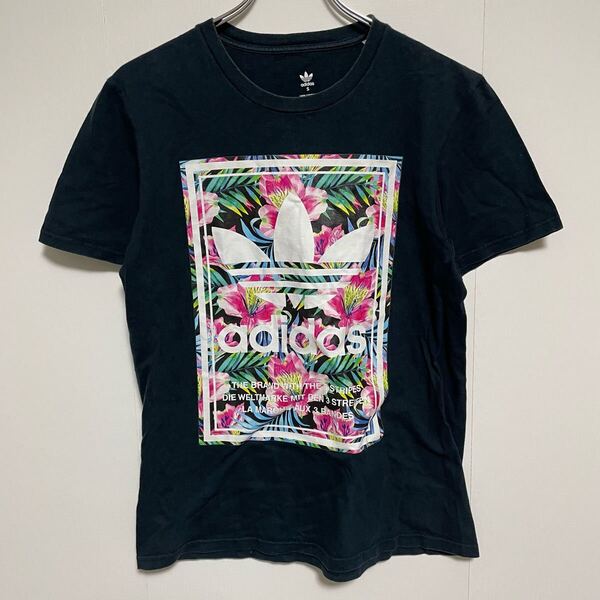 adidas アディダス メンズ 半袖Tシャツ Sサイズ ネイビー