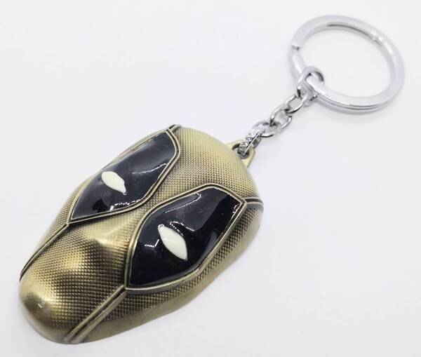 送料無料 デッドプール Aゴールド マスク キーリング キーホルダー アメコミ DC スマアク